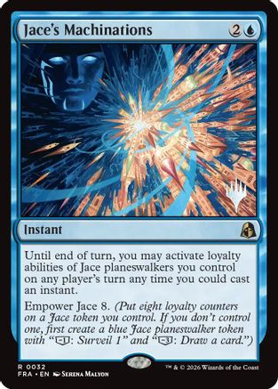 Jace's Machinations (PPFRA-032) (Foil)