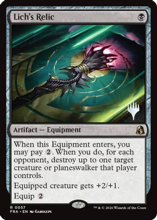 Lich's Relic (PPFRA-057) (Foil)