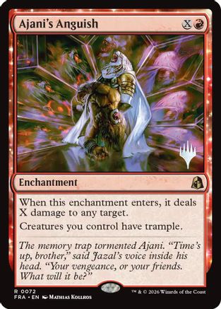 Ajani's Anguish (PPFRA-072) (Foil)