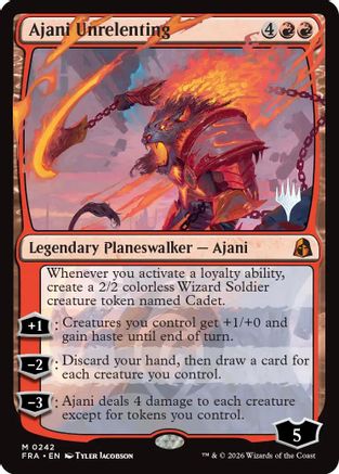 Ajani Unrelenting (PPFRA-242)