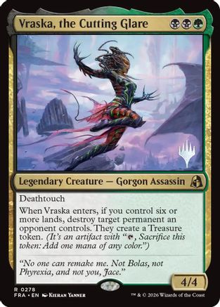 Vraska, the Cutting Glare (PPFRA-278)