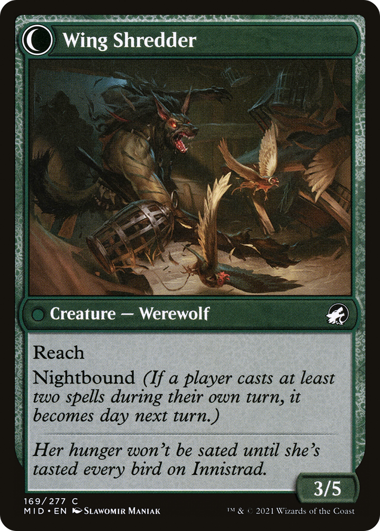 Bird Admirer // Wing Shredder (MID-169) (Foil)