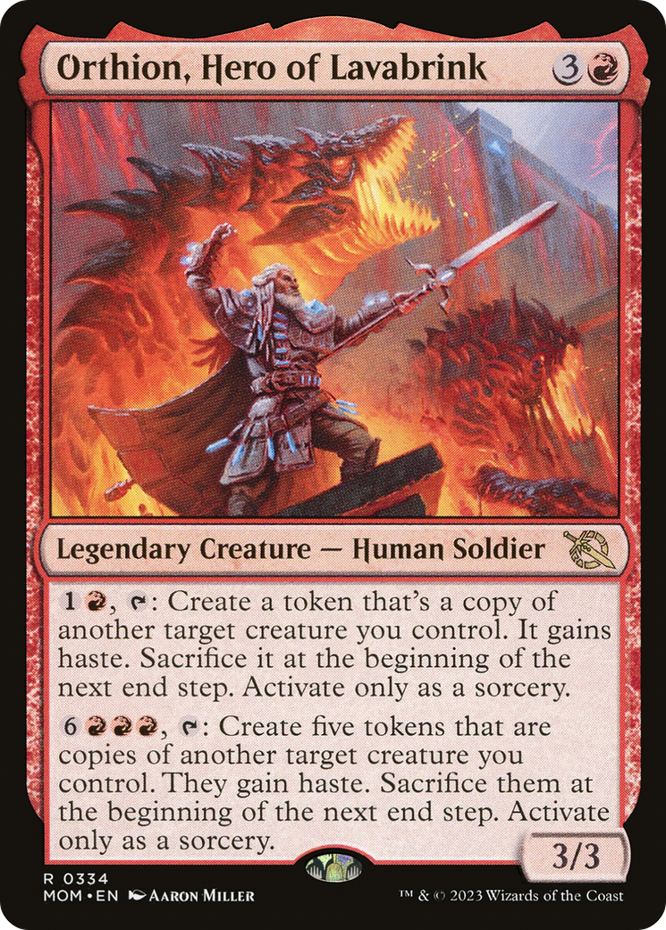 Orthion, Hero of Lavabrink (MOM-334)
