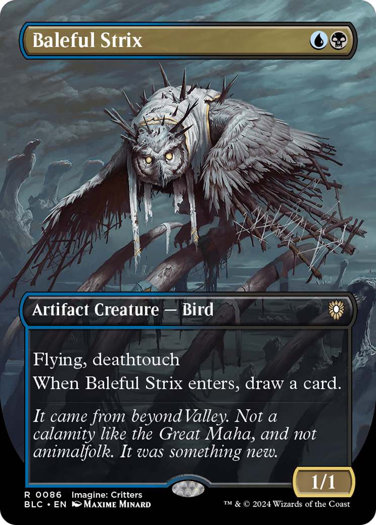 Baleful Strix (BLC-086) (Borderless) (Foil)