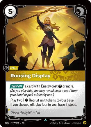 Rousing Display (RAD-127)