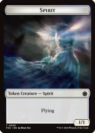 Spirit // Clue Double-Sided Token (FDC-3 // 13)