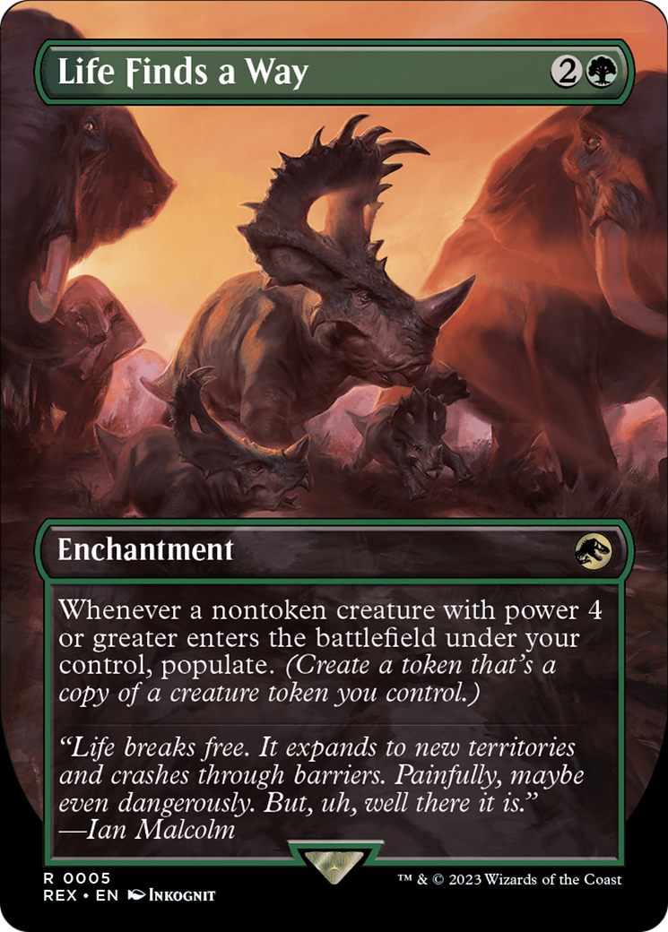Life Finds a Way (REX-005) (Borderless)