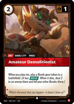 Amateur Demolitionist (RAD-001)
