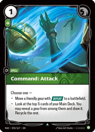 Command: Attack (RAD-033)