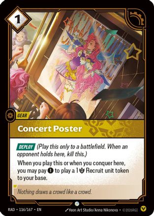 Concert Poster (RAD-116)