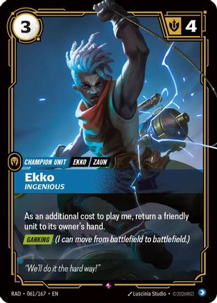 Ekko, Ingenious (RAD-061) (Foil)