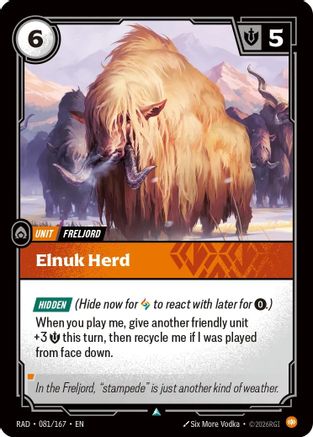 Elnuk Herd (RAD-081) (Foil)