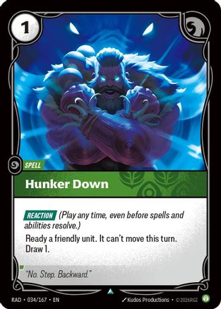 Hunker Down (RAD-034) (Foil)