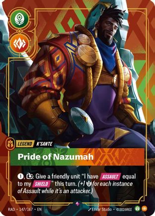 K'Sante, Pride of Nazumah (RAD-147) (Foil)