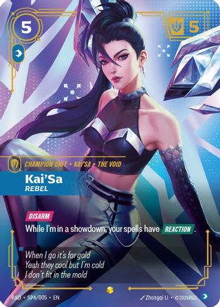Kai'Sa, Rebel (SP) (RAD-SP4) (Foil)