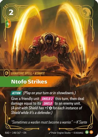 Ntofo Strikes (RAD-148) (Foil)