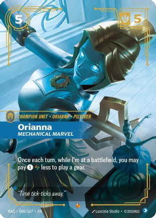 Orianna, Mechanical Marvel (RAD-068) (Foil)
