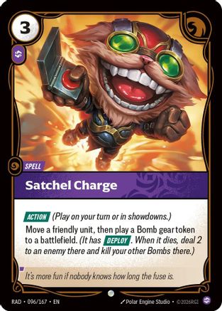 Satchel Charge (RAD-096) (Foil)