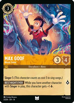 Max Goof - Music Lover (14-003) (Cold Foil)