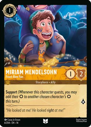 Miriam Mendelsohn - Front-Row Fan (14-006) (Cold Foil)