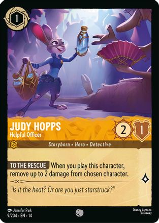 Judy Hopps - Helpful Officer (14-009) (Cold Foil)