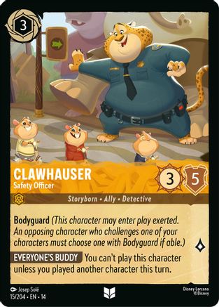 Clawhauser - Safety Officer (14-015) (Cold Foil)