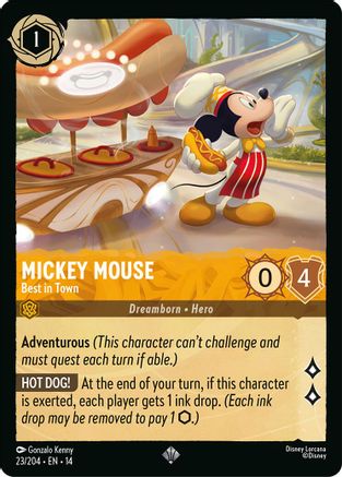Mickey Mouse - Best in Town (14-023) (Cold Foil)