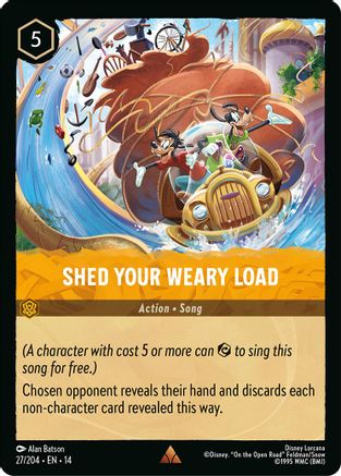 Shed Your Weary Load (14-027)