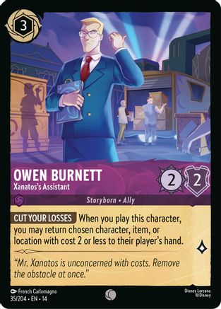 Owen Burnett - Xanatos's Assistant (14-035)