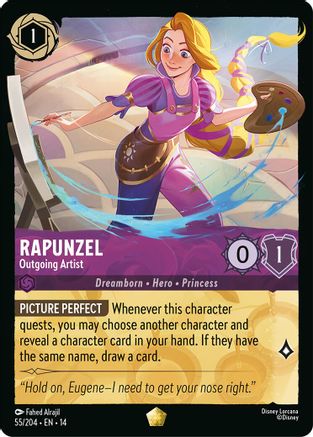 Rapunzel - Outgoing Artist (14-055) (Cold Foil)