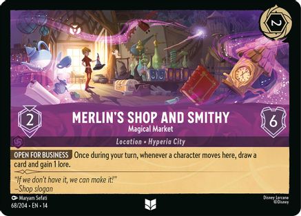 Merlin's Shop and Smithy - Magical Market (14-068) (Cold Foil)