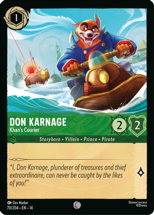 Don Karnage - Khan's Courier (14-070) (Cold Foil)