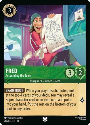 Fred - Assembling the Team (14-076) (Cold Foil)