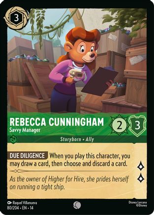 Rebecca Cunningham - Savvy Manager (14-080)