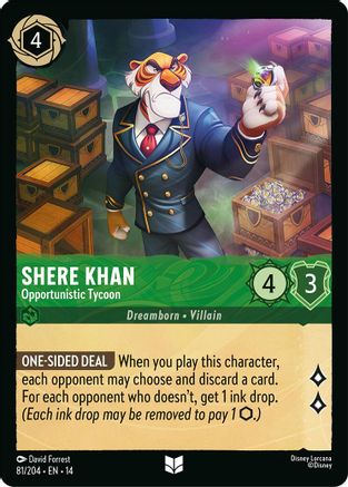 Shere Khan - Opportunistic Tycoon (14-081)
