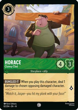 Horace - Clumsy Clod (14-082) (Cold Foil)