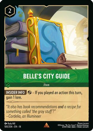 Belle's City Guide (14-100) (Cold Foil)