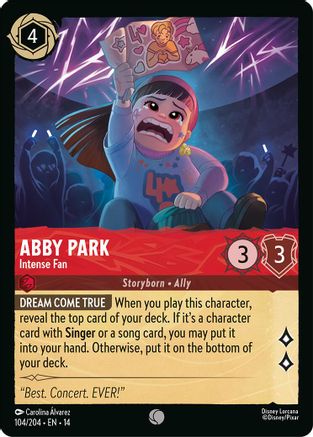 Abby Park - Intense Fan (14-104)