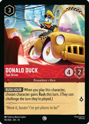 Donald Duck - Taxi Driver (14-110)