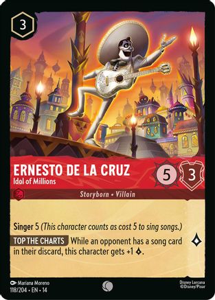 Ernesto de la Cruz - Idol of Millions (14-118) (Cold Foil)
