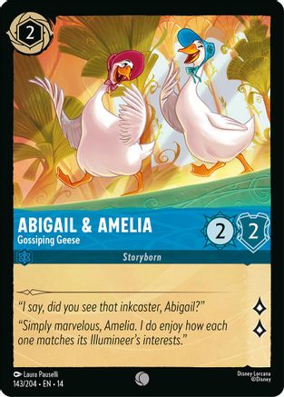 Abigail & Amelia - Gossiping Geese (14-143)