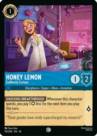 Honey Lemon - Endlessly Curious (14-151) (Cold Foil)