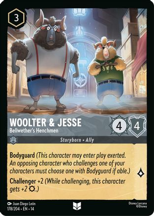 Woolter & Jesse - Bellwether's Henchmen (14-178) (Cold Foil)