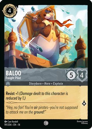 Baloo - Freight Pilot (14-191) (Cold Foil)
