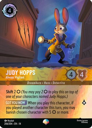 Judy Hopps - Always Vigilant (Epic) (14-206) (Holofoil)