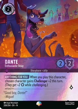 Dante - Enthusiastic Stray (Epic) (14-208) (Holofoil)