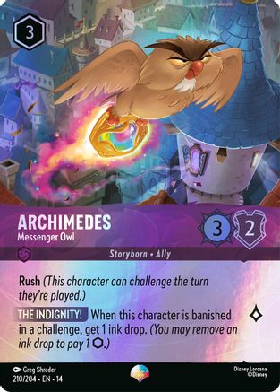 Archimedes - Messenger Owl (Epic) (14-210) (Holofoil)