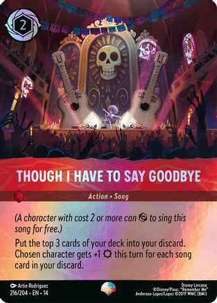 Though I Have to Say Goodbye (Epic) (14-216) (Holofoil)
