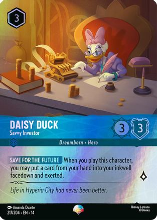 Daisy Duck - Savvy Investor (Epic) (14-217) (Holofoil)
