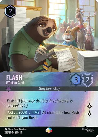 Flash - Efficient Clerk (Epic) (14-222) (Holofoil)